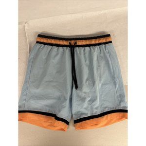 mens Heets colorblock blue orange black sz small s mens basketball